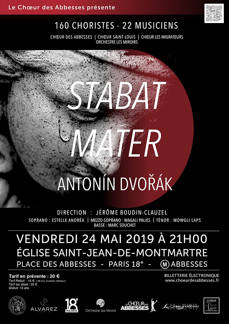 Affiche concert Stabat Mater Dvorak 2019