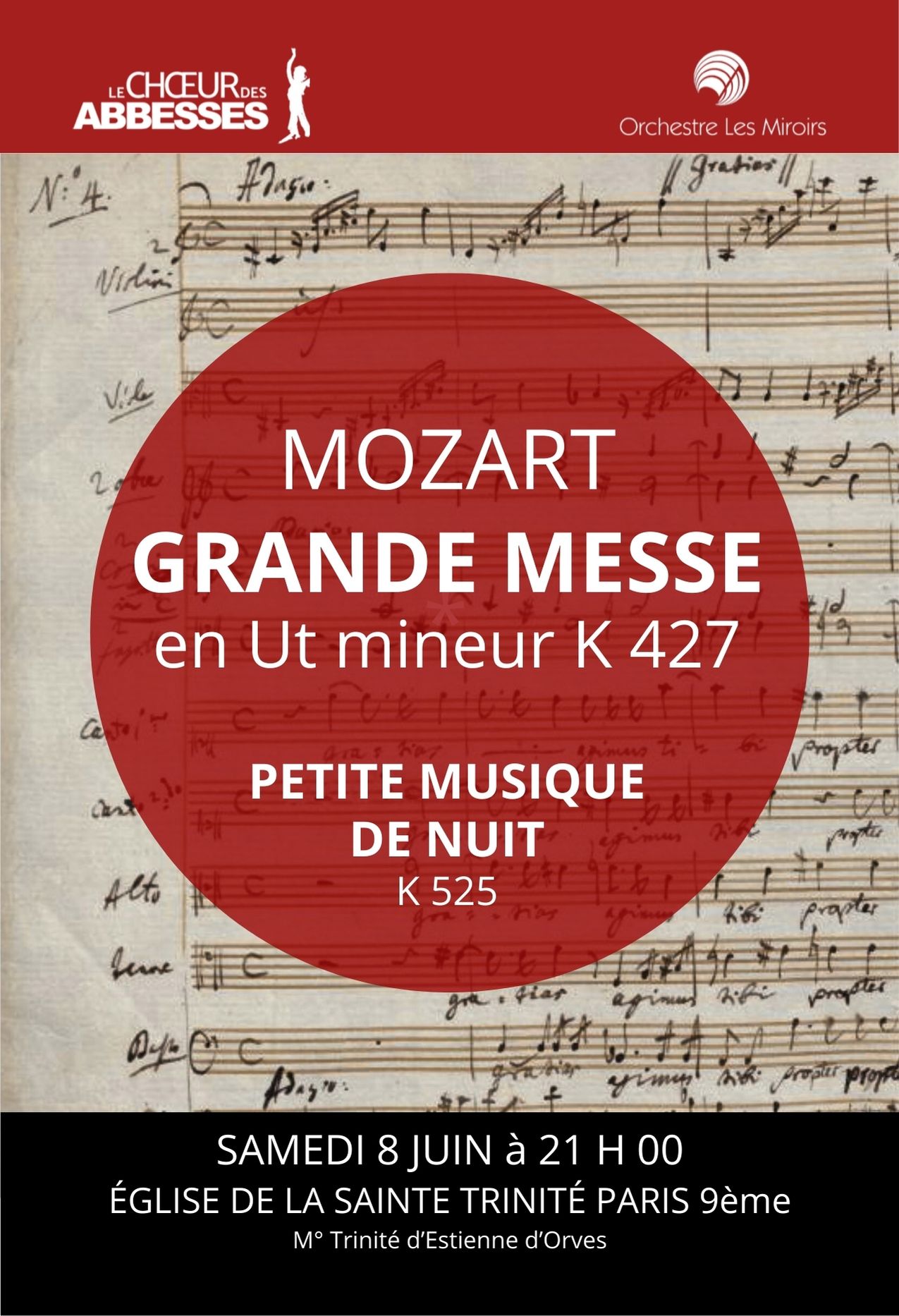 Illustration Grande Messe en Ut de Mozart